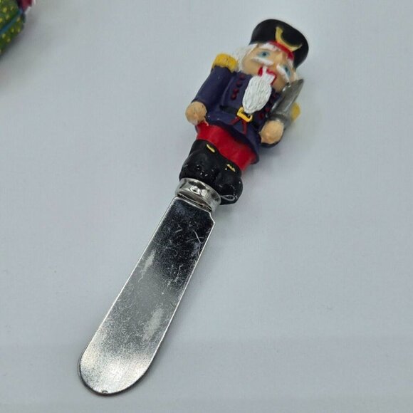 Christmas cheese spreader knife, Christmas butter knife 2 pcs - Picture 7 of 8